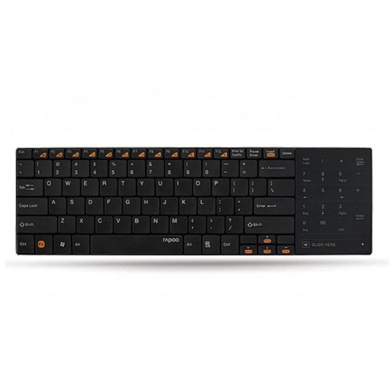 Rapoo E9080 Wireless Touchpad Keyboard BLACK ShoppersBD