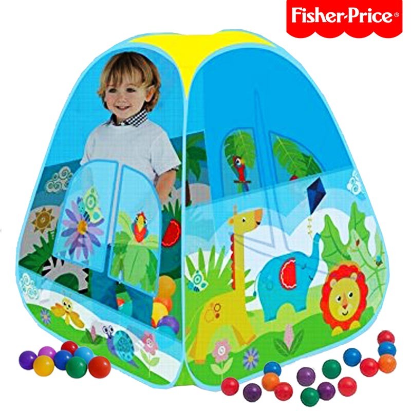 FisherPrice Joy Tent Nature With 100 Soft Flex Balls FPT104 ShoppersBD
