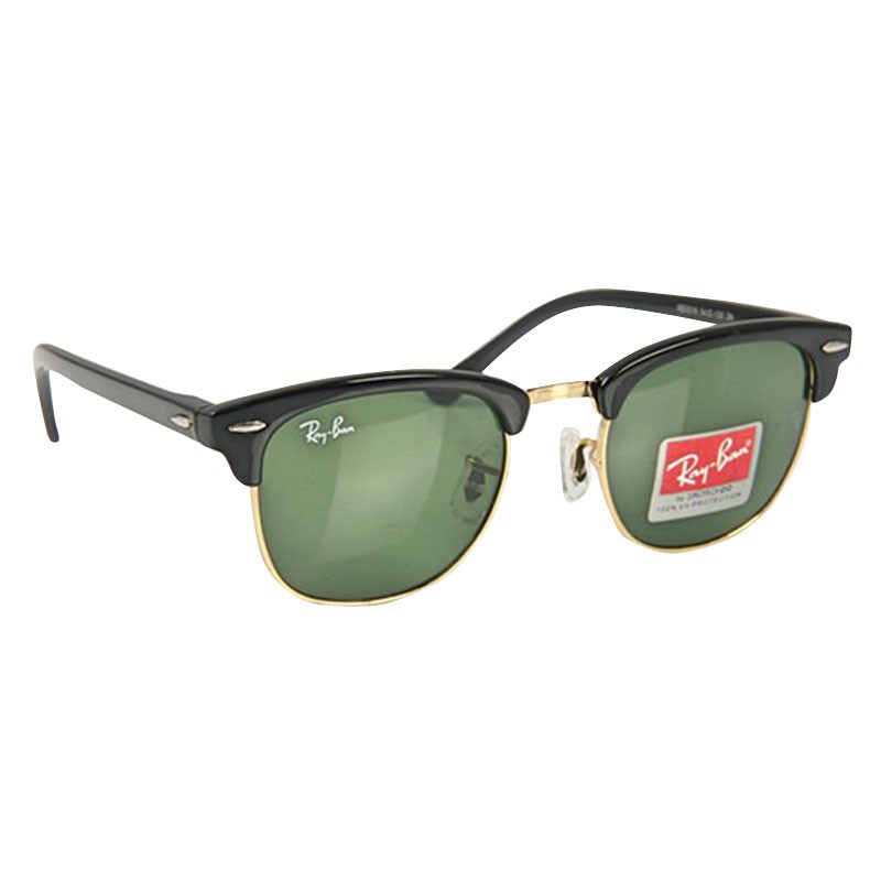 Ray-Ban Club Master RB 3016 Polarized Black-Green Replica Sunglasses