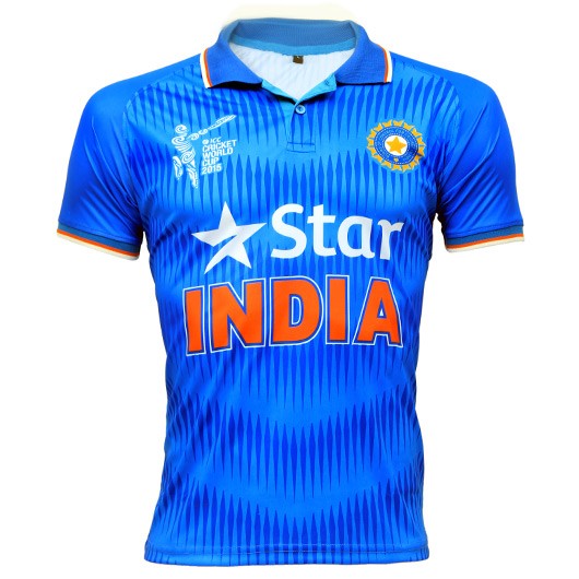 india cricket team t shirt 2015