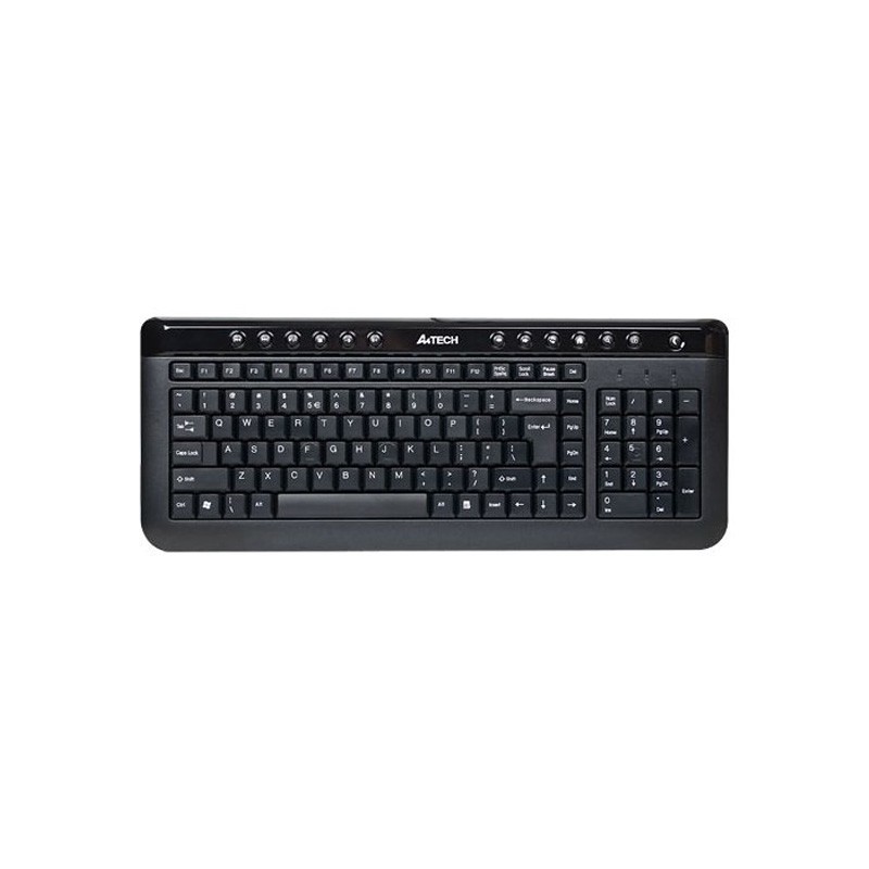A4TECH KL40 USB Ultra Slim Multimedia Keyboard Black ShoppersBD