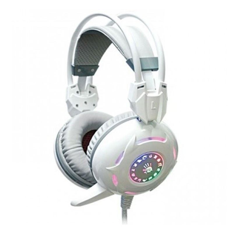 A4TECH Bloody G300 Combat Gaming White Headset ShoppersBD
