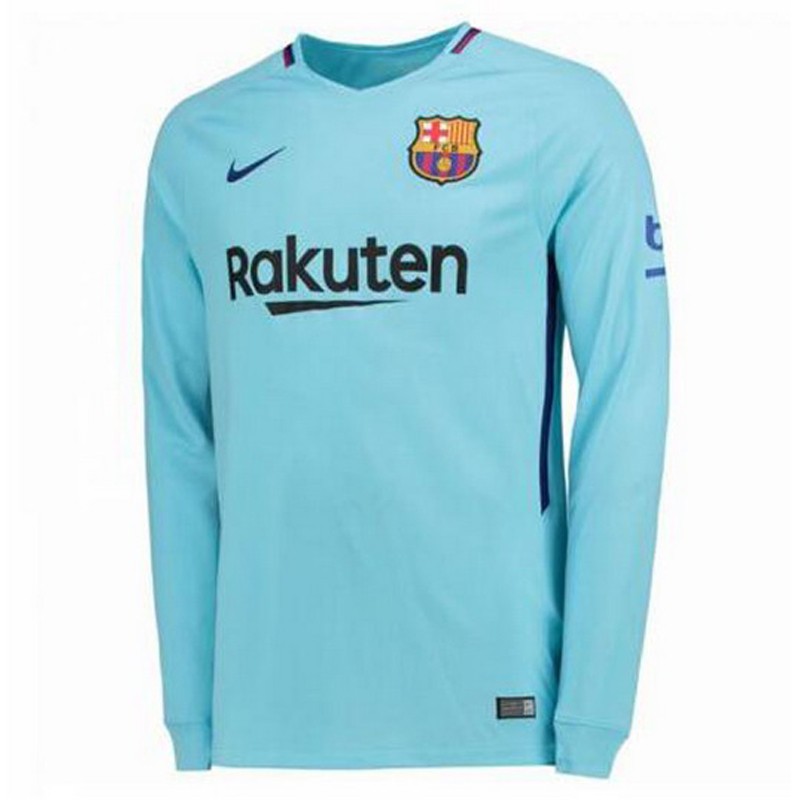 FC Barcelona Full Sleeve Away Jersey 2017 18 ShoppersBD