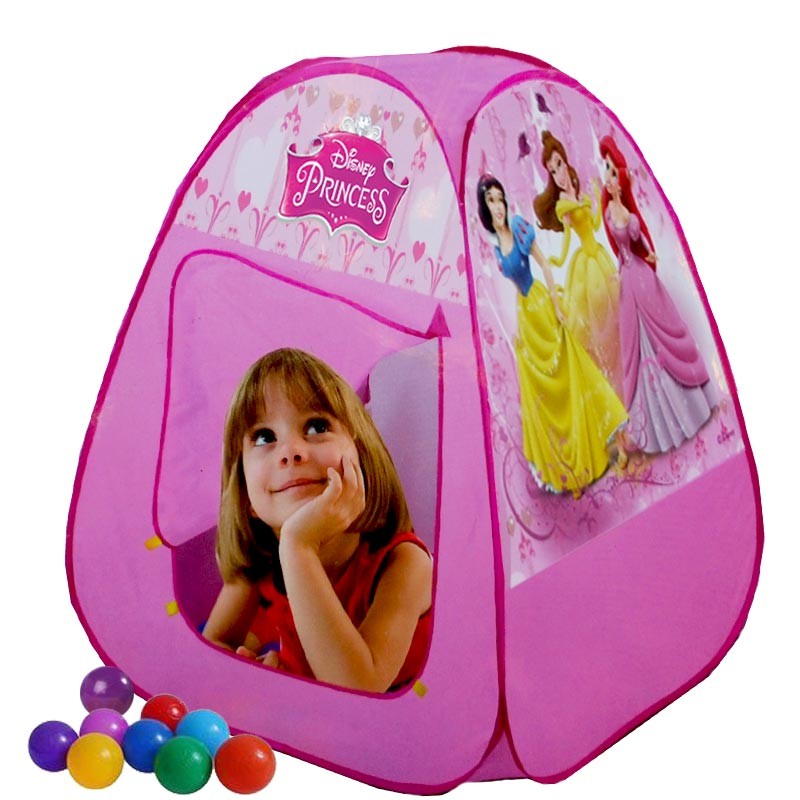 tent house with balls
