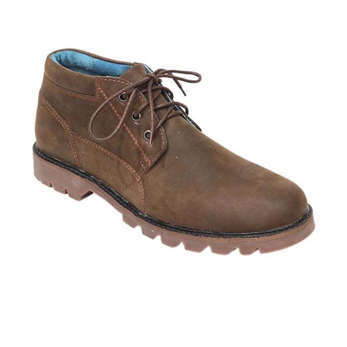 Light Coffee Full Leather Casual Boot FFS417 ShoppersBD