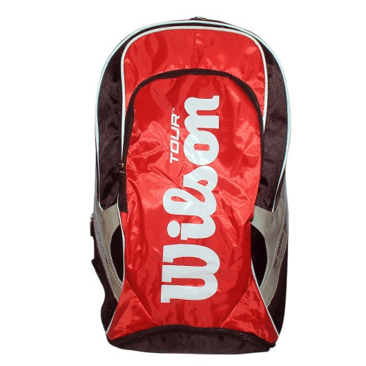 wilson tour backpack red