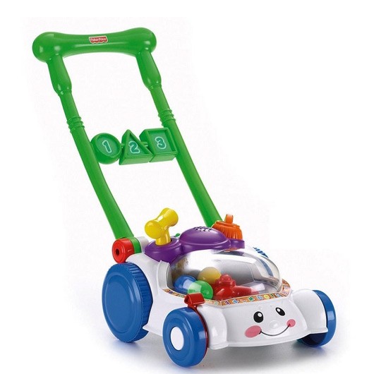 Fisher price laugh top and learn lawn mower