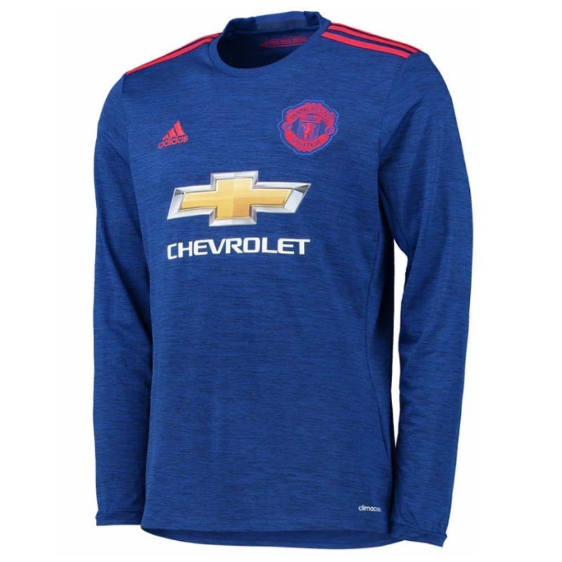 manchester united blue long sleeve jersey