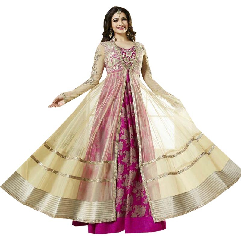 Prachi Desai Anarkali Dress With Long Jacket WF053 : ShoppersBD Prachi Desai Anarkali Dress With Long Jacket WF053 : ShoppersBD