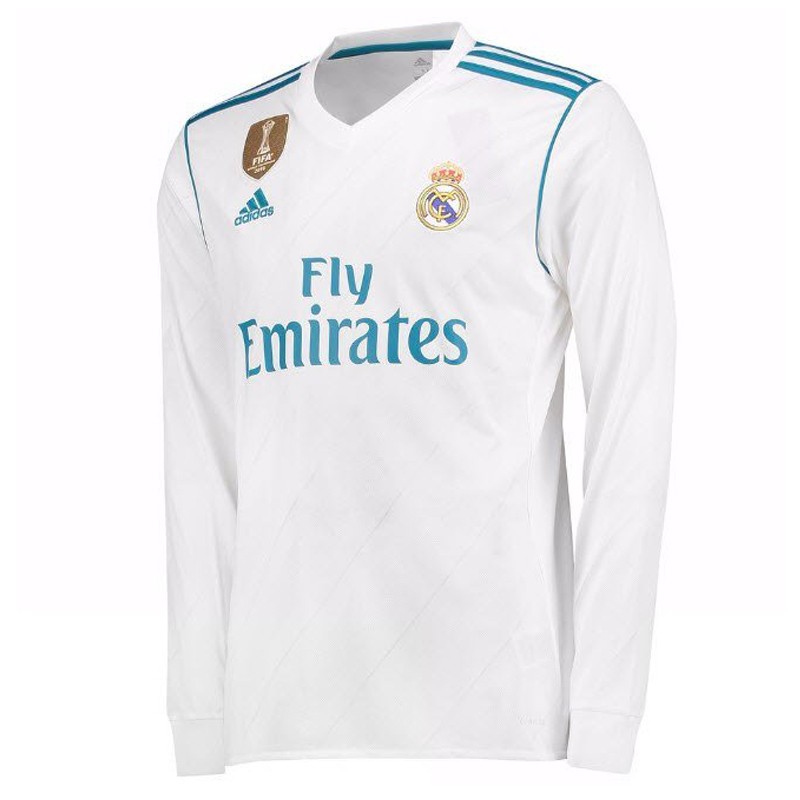 Real Madrid Full Sleeve Home Jersey 2017-18 - Club Jersey ...