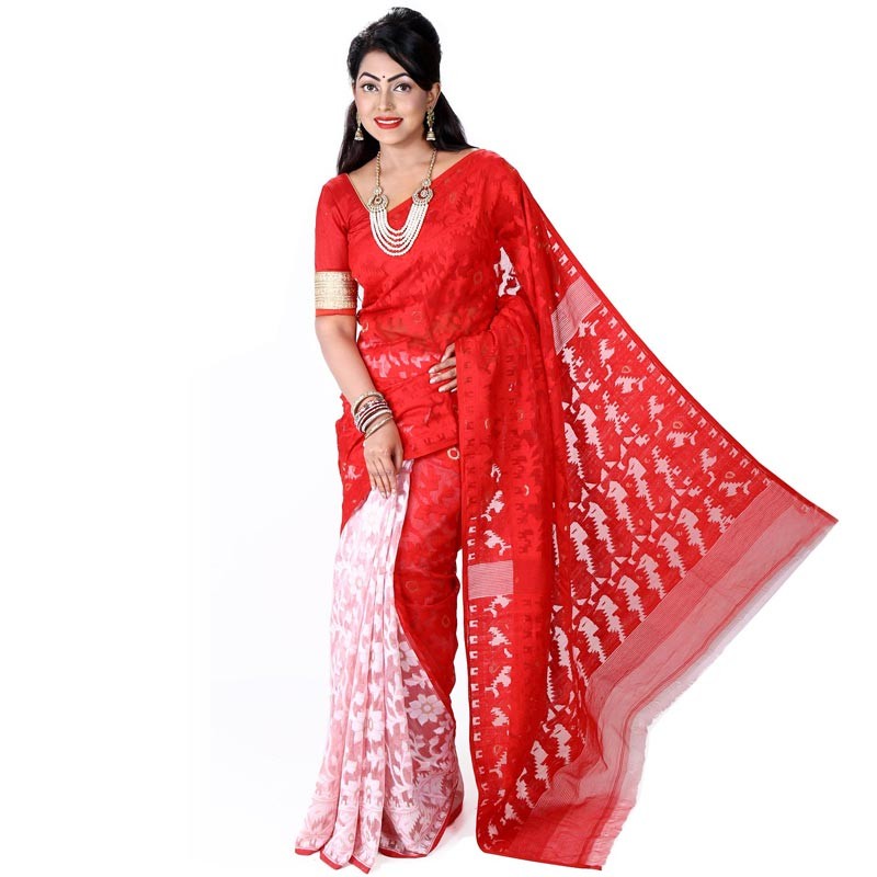 Jamdani Saree Bangladesh Women's Saree Jamdani | Aarong