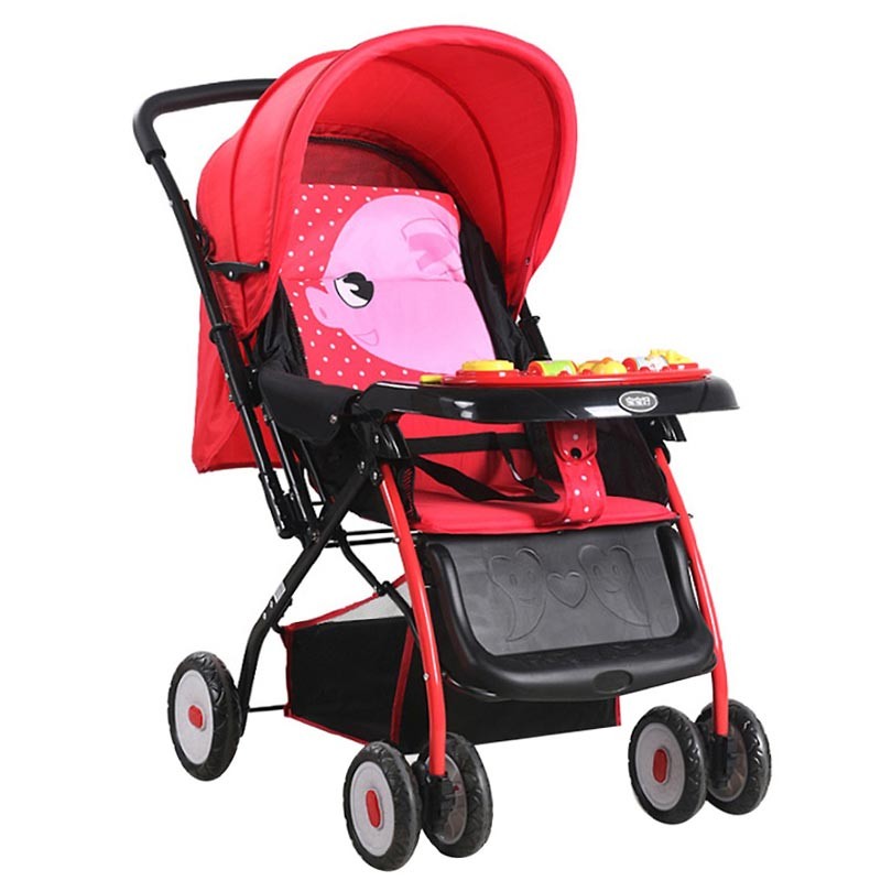 BAOBAOHAO 709N Baby Stroller With Music BBH112 RED ShoppersBD