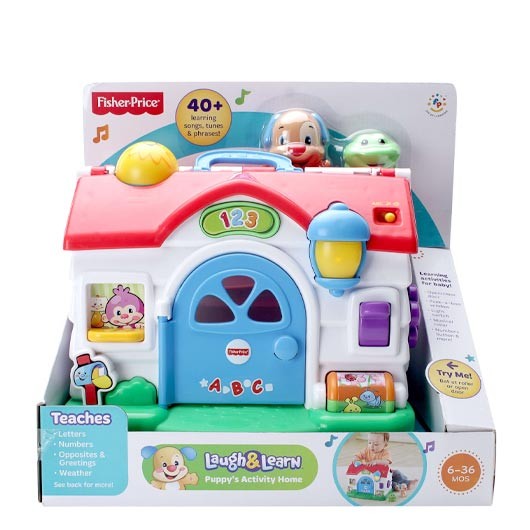 Fisher price laugh and store learn puppy house