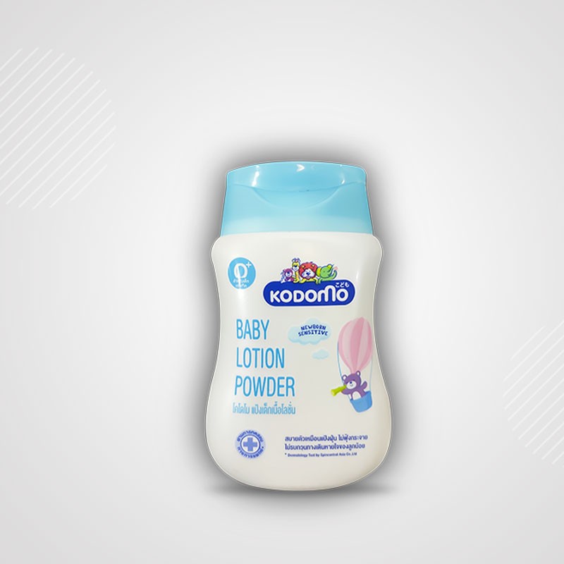 Baby lotion powder top