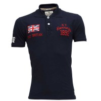 Abercrombie & Fitch Polo Shirt SB15P Navy Blue