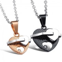 Titanium Necklaces Pendants Cute Necklaces For Couples