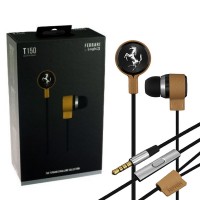 Original Ferrari T150i Cavallino Heritage Earphones by Logic3
