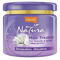 LOLANE Natura Hair Treatment for Smooth and Straight with White Lily
