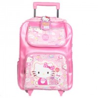 Hello Kitty School Trolley Bag