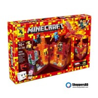 MINECRAFT MY WORLD 680-BRICKS LEGO-MISTERY CASTLE 856 PCS LED NYALA HOLDER SET BLOCK BUILDING ACTION
