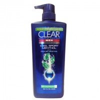Clear Men Hair Anti Dandruff Shampoo Cool Sport Menthol Bio Nutrium10