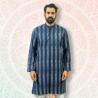 SIMPLE OUTFITS Puja Collection/22 Cotton Print Panjabi SP2231