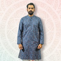 SIMPLE OUTFITS Puja Collection/22 Cotton Print Panjabi SP2236