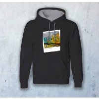 Chittagong University Shuttle Train Digital HDR Printed Hoodie CUH002