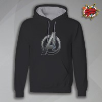 Avengers Silver Logo Branding Hoodie HD Print ASH030