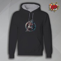 Avengers Fire Flow Logo Branding Hoodie HD Print AFH035