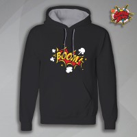 Boom Cartoon Action Theme Logo Branding Hoodie HD Print BCH037