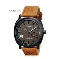 CURREN 8139 Men Military Watch Black