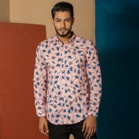 OBTAIN Premium Slim Fit Printed Casual Shirt OL5309