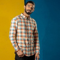 OBTAIN Premium Slim Fit Printed Casual Shirt OL5322