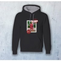 Rajshahi University Stamp Graphics Digital HDR Printed Hoodie RUH004