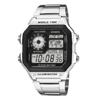 CASIO Youth Black Dial Men's Watch AE 1200WHD 1AVDF