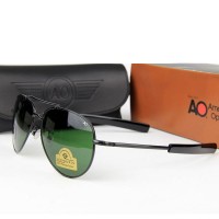 AO Pilot Diamond Hard Sunglasses Black