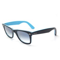 Ray-Ban Wayfarer RB2140 Black Blue Contest Replica Sunglasses