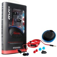 Original AWEI ES500i Super Bass Headset Stereo Earphone With Mic