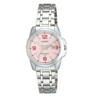 CASIO Enticer Analog Pink Dial Women's Watch LTP-1314D-5AVDF