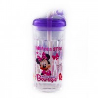 Disney Minnie Mouse Water Bottle Purple