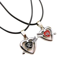 Trendy Heart Shape Couple Locket for Love Bird HCL220