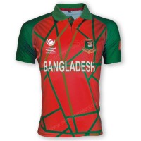 ICC Champions Trophy 2017 - Bangladesh Cricket Team Jersey (Red Version)