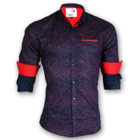 DEVIL Pure Cotton Casual Printed Shirt DE115