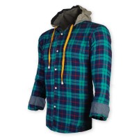 Devil Light Flannel Hooded Shirt DE721