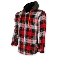 Devil Light Flannel Hooded Shirt DE722