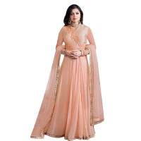 Drashti Dhami Georgette Embroidered Anarkali Suit WF052
