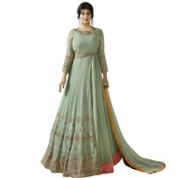 Ayesha Takia mint green embroidered Anarkali Suits WF093