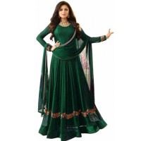 Deep Green Drashti Dhami Anarkali Suits For Women WF089
