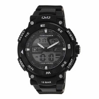 Q&Q Regular GW85J001Y Analog Digital White Dial Men's Watch